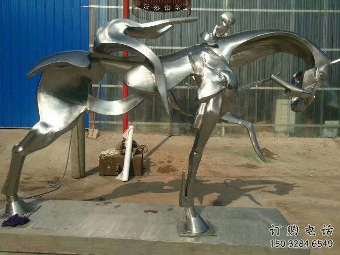 抽象馬雕塑廠(chǎng)家 金色動(dòng)物素材 不銹鋼抽象馬雕塑廠(chǎng)
