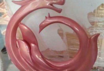 龍鳳雕塑廠家 景觀小品 不銹鋼龍鳳雕塑工廠