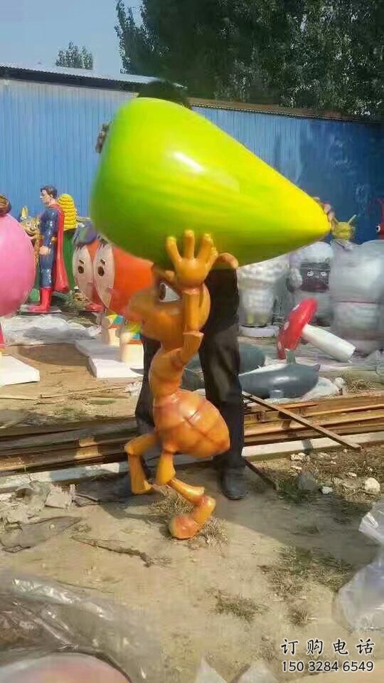 卡通螞蟻雕塑廠家 藝術小品  訂制卡通螞蟻雕塑廠家