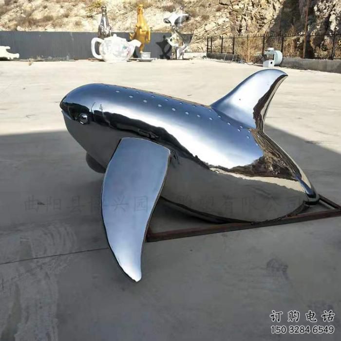 不銹鋼海豚雕塑廠家 鏡面海豚雕塑生產(chǎn)制作
