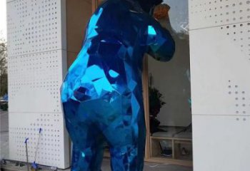 噴鍍北極熊雕塑廠家 大型北極熊雕塑廠家價格