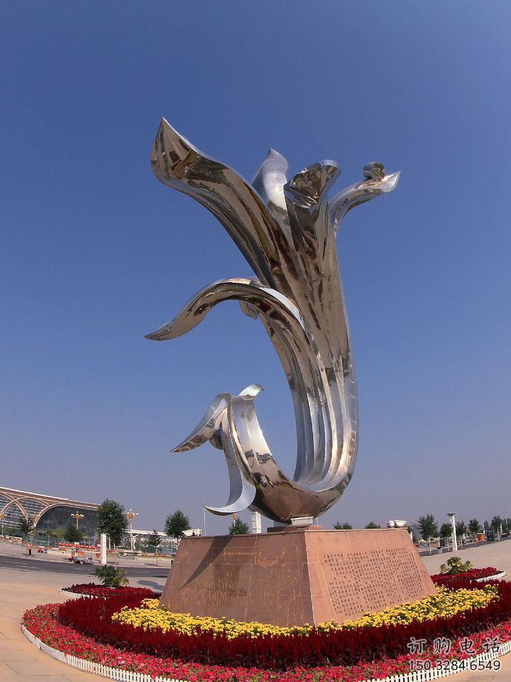鳳凰雕塑廠家 回頭望造型 提供不銹鋼類鳳凰雕塑