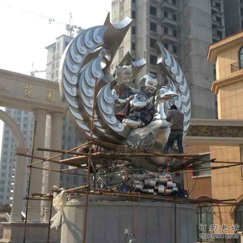 建筑鳳凰雕塑 (1)