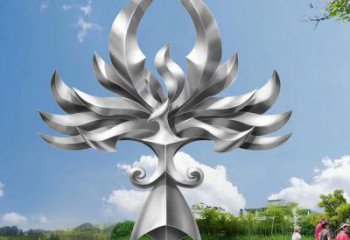 百鳥朝鳳雕塑廠家 金屬鳥類 不銹鋼百鳥朝鳳雕塑生產(chǎn)