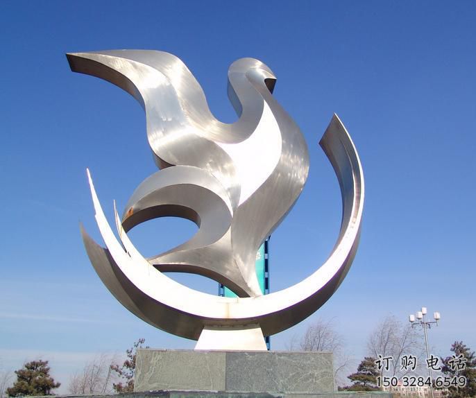 飛鴿雕塑廠家 亮面工藝 不銹鋼飛鴿雕塑生產制作