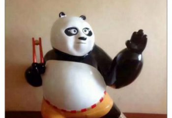 練舞熊貓雕塑廠家 盼盼貓 熊貓雕塑規(guī)格特點(diǎn)