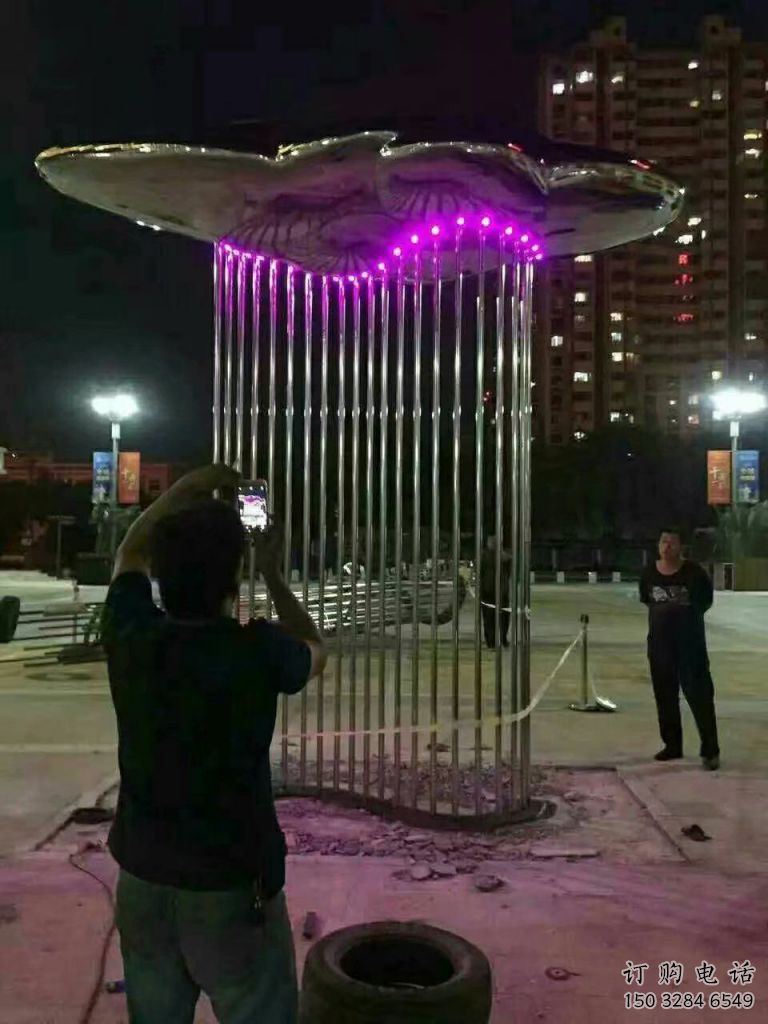 水簾雕塑廠家 燈光水景系列 不銹鋼水簾雕塑制作