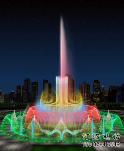音樂噴泉雕塑廠家 聲控配置 大型音樂噴泉雕塑制作