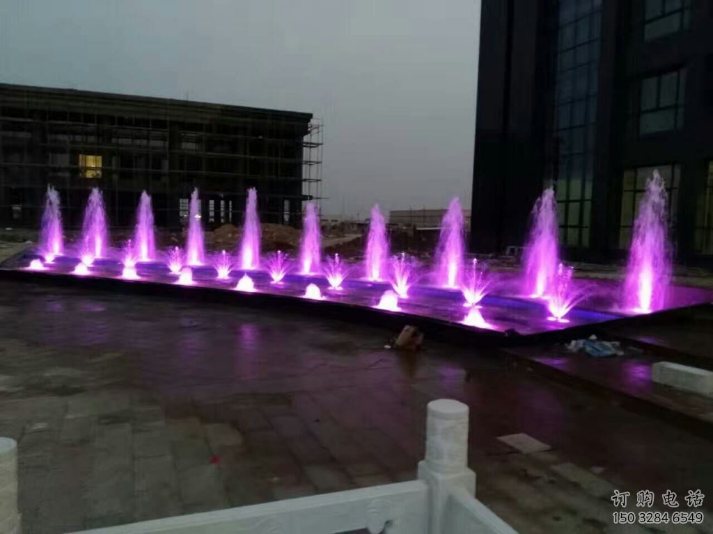 程控噴泉雕塑廠家  燈光結構設定 水景程控噴泉雕塑制作