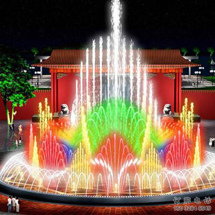 水景表演噴泉雕塑廠家 表演播放系統配置