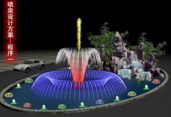 水景跌水噴泉雕塑廠家 跌水模式藝術結構