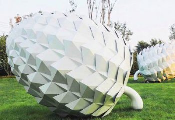 松塔雕塑廠家 堅果藝術(shù)體 不銹鋼松塔雕塑