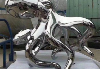 八爪魚雕塑廠家 鏡面生物特點 不銹鋼鏡面八爪魚雕塑