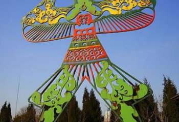 鏤空風(fēng)箏雕塑廠家 剪紙工藝設(shè)計(jì) 不銹鋼鏤空風(fēng)箏雕塑廠家