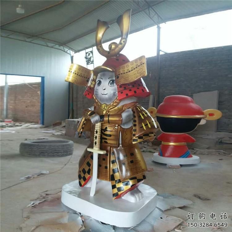 撲克人雕塑 彩繪卡通人物小品 戶外撲克人雕塑廠家