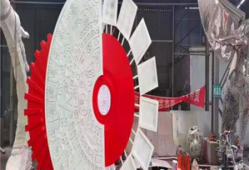 圓環(huán)雕塑 異形烤漆擺件 戶外異形圓環(huán)雕塑廠家