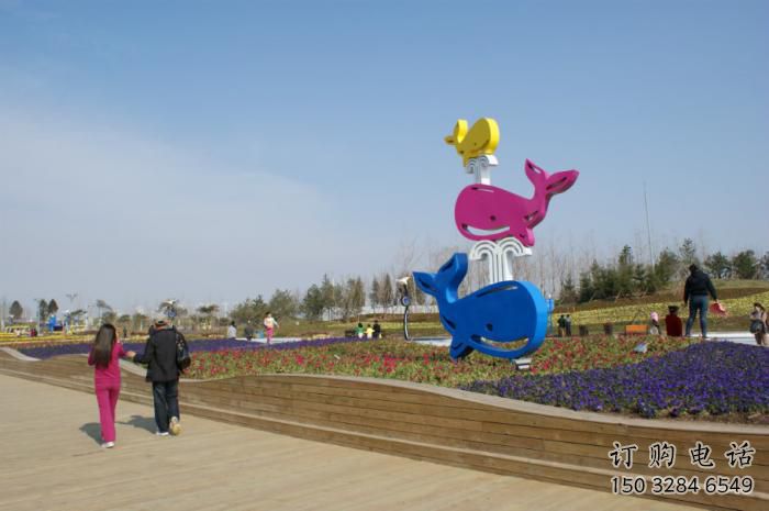 街道海星雕塑 卡通彩繪擺件 異形幾何海星雕塑廠家