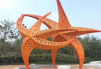 切面海星雕塑 噴漆海洋擺件 廣場風景區海星雕塑廠家