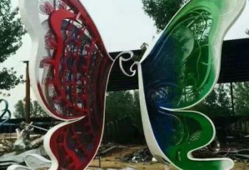 房地產(chǎn)蝴蝶雕塑廠家 彩繪創(chuàng)意小品 歐式蝴蝶雕塑