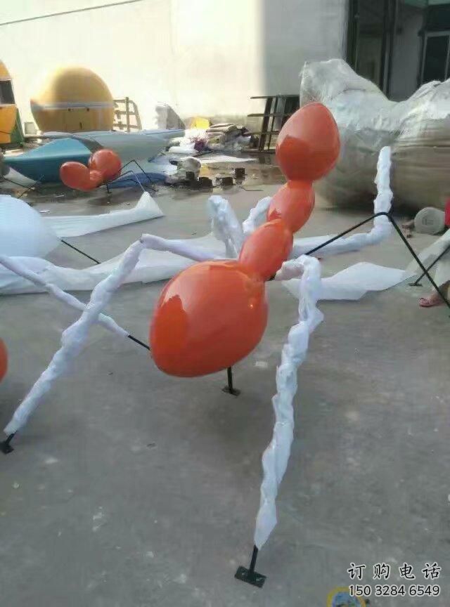 商業(yè)街螞蟻雕塑廠家 大型餐飲店擺件 步行街異形螞蟻雕塑