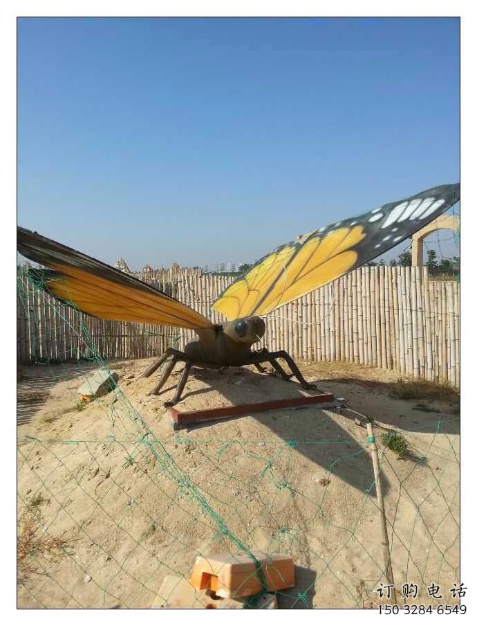 園林昆蟲雕塑廠家 大型公園擺件 戶外仿真昆蟲雕塑