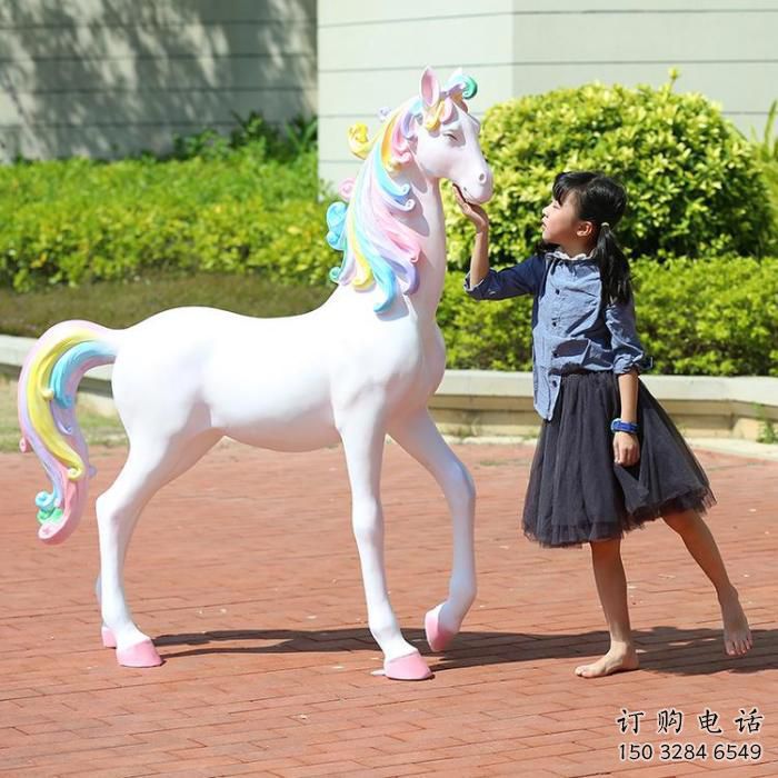 公園獨角獸雕塑廠家 中式抽象小品 風景區仿古獨角獸雕塑