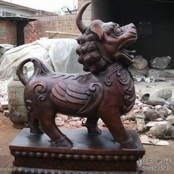 庭院獨角獸雕塑廠家 歐式仿真擺件 戶外噴漆獨角獸雕塑