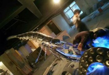 鏡面龍蝦雕塑廠家 現代公園擺件 游樂場異形龍蝦雕塑