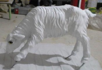 幼兒園山羊雕塑廠家 卡通噴漆小品 室內異形山羊雕塑