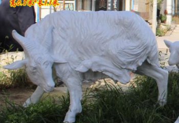 風(fēng)景區(qū)山羊雕塑廠家 中式室內(nèi)擺件 戶外仿真山羊雕塑