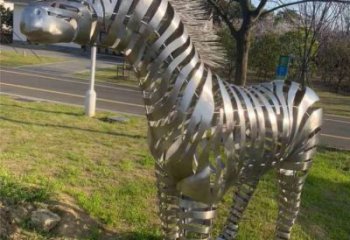 抽象斑馬雕塑廠家 創(chuàng)意村口擺件 玄關(guān)彩繪斑馬雕塑