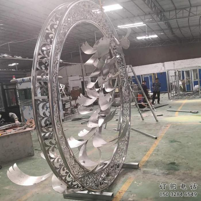 鏡面海燕雕塑廠家 現(xiàn)代創(chuàng)意擺件 游樂(lè)場(chǎng)異形海燕雕塑