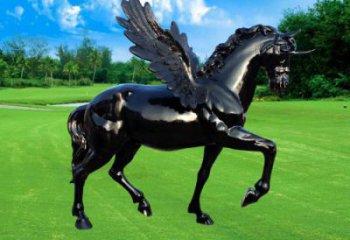 游樂場天馬雕塑廠家 房地產賓館擺件 住宅小區仿真天馬雕塑