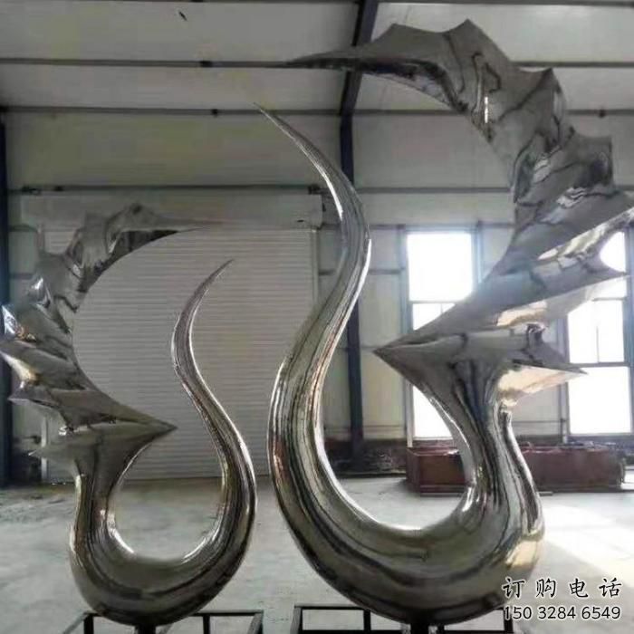 商場鵝雕塑廠家 中式室內小品 酒店拉絲鵝雕塑