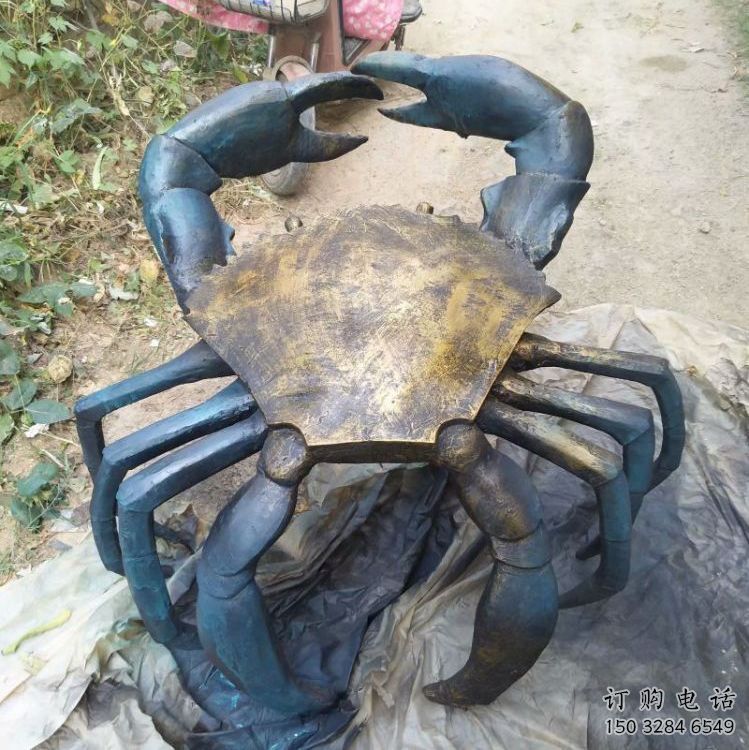 別墅蜘蛛雕塑廠家 卡通噴漆小品 戶外大型蜘蛛雕塑