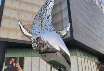 賓館金魚雕塑廠家 歐式仿真小品 戶外鏡面金魚雕塑