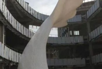 商業(yè)街魚尾雕塑廠家 大型廣場(chǎng)擺件 步行街異形魚尾雕塑