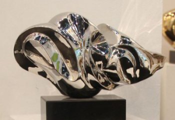 別墅海螺雕塑廠家 卡通鏡面小品 公園廣場海螺雕塑