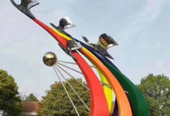 企業飛鴿雕塑廠家 創意現代小品 戶外異形飛鴿雕塑