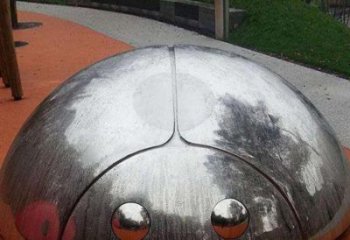 游樂場瓢蟲雕塑廠家 現代抽象擺件 住宅小區仿真瓢蟲雕塑