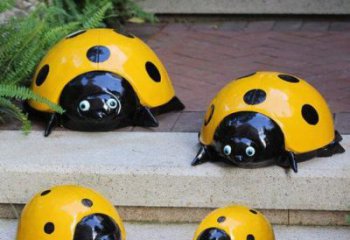 公園瓢蟲雕塑廠家 中式烤漆小品 風景區(qū)仿古瓢蟲雕塑