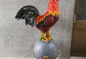風景區小雞雕塑廠家 中式室內擺件 戶外仿真小雞雕塑