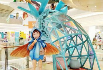 鏤空鹿角雕塑廠家 現(xiàn)代抽象擺件 廣場(chǎng)幾何鹿角雕塑