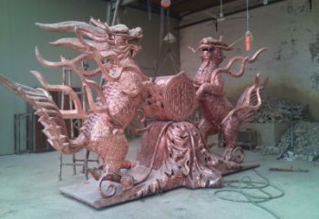 賓館臥龍雕塑廠家 歐式仿真小品 戶外噴漆臥龍雕塑