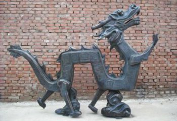 現(xiàn)代臥龍雕塑廠家 創(chuàng)意鑄造小品 室內(nèi)異形臥龍雕塑