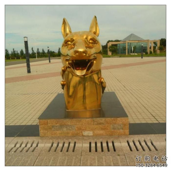 別墅十二生肖雕塑廠家 卡通噴漆小品 現(xiàn)代十二生肖雕塑