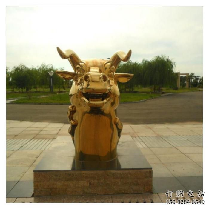 街道十二生肖雕塑廠家 創意小品 戶外十二生肖雕塑