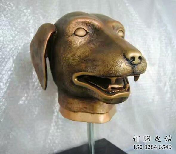 商場生肖雕塑廠家 中式室內小品 現代拉絲生肖雕塑