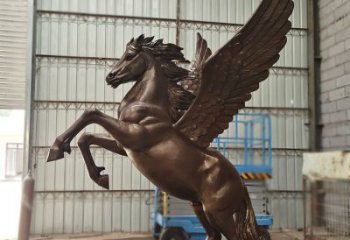 街道飛馬雕塑廠家 創(chuàng)意小品 酒店拉絲飛馬雕塑