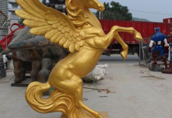 園林金馬雕塑廠家 大型現(xiàn)代擺件 街道仿古金馬雕塑